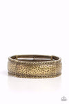 Textile Tenor - Brass - Paparazzi