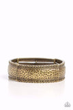 Textile Tenor - Brass - Paparazzi