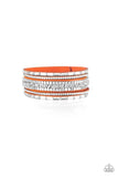 Rebel In Rhinestones - Orange - Paparazzi