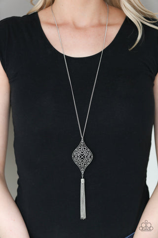 Totally Worth The TASSEL - Silver - Paparazzi