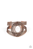 Rustic Coils - Copper - Paparazzi