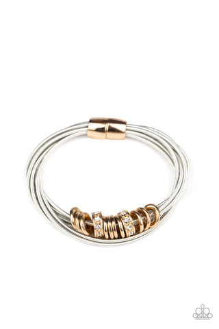 Magnetically Metro - Gold - Paparazzi