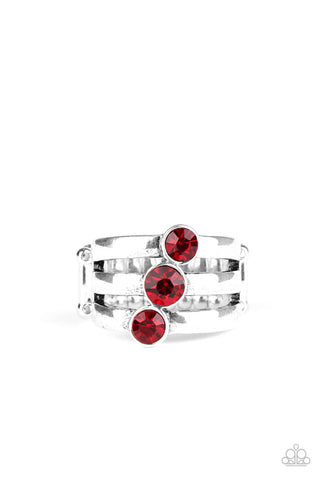 Triple The Twinkle - Red - Paparazzi