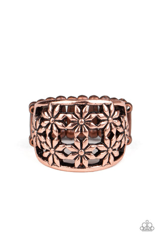 Crazy About Daisies - Copper - Paparazzi