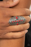 Shield in Place - Red - Paparazzi
