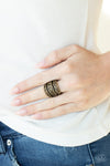 FRILLED To Be Here - Brass - Paparazzi