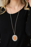 Oh My Medallion - Orange - Paparazzi