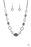 Working OVAL-time - Black - Paparazzi