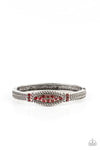 Locked in Luster - Red - Paparazzi