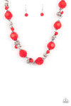Vidi Vici VACATION - Red - Paparazzi