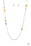 SHEER As Fate - Orange - Paparazzi