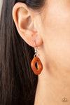 Top Of The WOOD Chain - Orange - Paparazzi