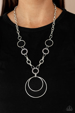 HOOP du Jour - Silver - Paparazzi