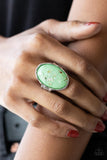 Glittery With Envy - Green - Paparazzi