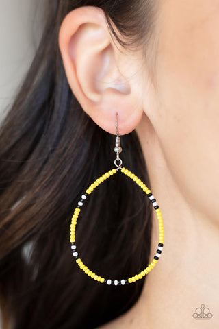 Keep Up The Good BEADWORK - Yellow - Paparazzi