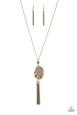 Botanical Beaches - Brass - Paparazzi