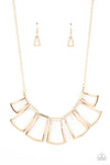 Full-Fledged Framed - Gold - Paparazzi