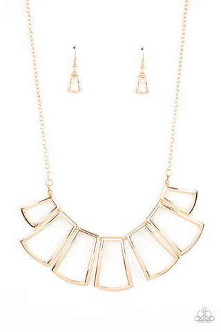 Full-Fledged Framed - Gold - Paparazzi