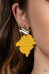 Crimped Couture - Yellow - Paparazzi