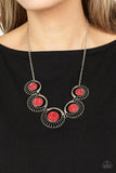 Elliptical Effervescence - Red - Paparazzi