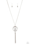 Spiraling Sparkle - Silver - Paparazzi