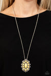 Mojave Medallion - Yellow - Paparazzi