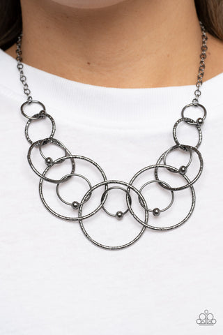 Encircled in Elegance - Black - Paparazzi