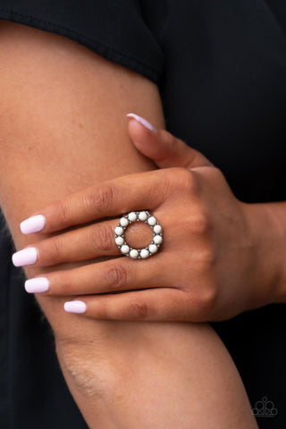 Stone Circles - White - Paparazzi