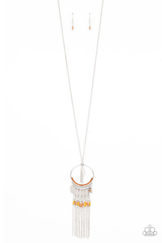 Dancing Dreamcatcher - Orange - Paparazzi