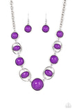 Eye of the BEAD-holder - Purple - Paparazzi