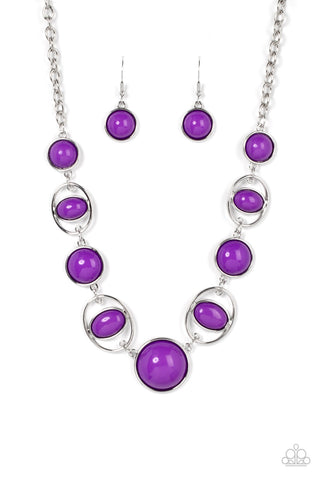Eye of the BEAD-holder - Purple - Paparazzi