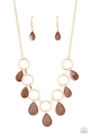 Golden Glimmer - Brown - Paparazzi