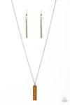 Set in GEMSTONE - Brass - Paparazzi