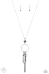 Tastefully Tasseled - Silver - Paparazzi