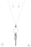 Tastefully Tasseled - Silver - Paparazzi