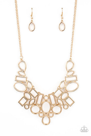 Geometric Grit - Gold - Paparazzi