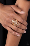 Curled Crown - Gold - Paparazzi