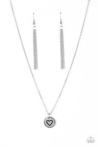 Stamped Sentiment - Silver - Paparazzi