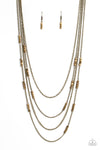 Metallic Monarch - Brass - Paparazzi