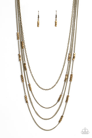 Metallic Monarch - Brass - Paparazzi