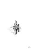 Combustible Compass - Silver - Paparazzi