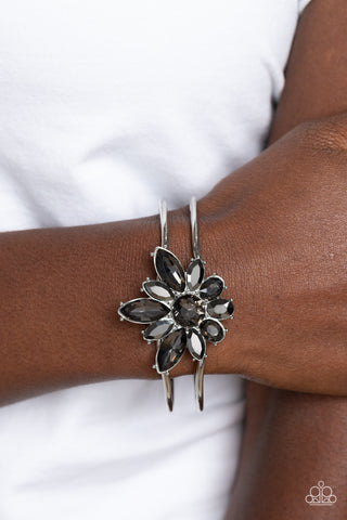 Chic Corsage - Silver - Paparazzi