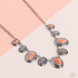 Textured Trailblazer - Orange - Paparazzi