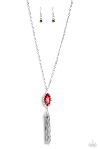 Tassel Tabloid - Red - Paparazzi
