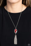 Tassel Tabloid - Red - Paparazzi