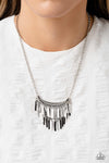Cue the Chandelier - Silver - Paparazzi