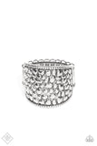 Dotted Decorum - Silver - Paparazzi