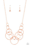 Encircled in Elegance - Copper - Paparazzi
