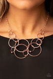 Encircled in Elegance - Copper - Paparazzi