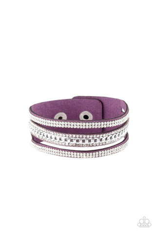 Rollin’ In Rhinestones - Purple - Paparazzi